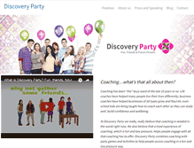 Tablet Screenshot of discoveryparty.co.uk